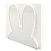 Party Decoration Acrylic Ears servetthållare bröllopsmiddag Elegant stativ påskdagsbordsmaterial