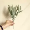 Fleurs décoratives pendantes paniers muraux pour la maison Green Garden Decor Artificial Decor Wedding soie