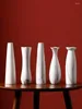 Wazony luksusowe wazon kwiatowy prosty nowoczesny salon biały nordycki projekt ceramiczny kreatywny biuro dekoracja domu jarrone