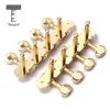 Kablar Tooyful 2 Pieces Iron 4L 4R Tuner Tuning Pinns Machine Heads Gold Set för Mandolin/8 Strings Guitar Reserve Parts