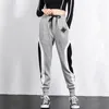 Mannhose Jogginghose Herren Kleidung Frauen Hosen lässige Jogger Streetwear Running Mode gedruckt schwarz grau Farbpatchwork 240412