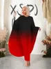 Elegant and Beautiful Womens Dresses Party Batwing Pleated Dress Loose Sexy Plus Size 4xl Ladies Wholesale Drop 240412