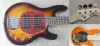 Kablolar ücretsiz nakliye kaliteli müzik adamı Stingray 5 Strings Electric Bass Sunburst Musicman Elektro Gitar Girişimi Pikap için