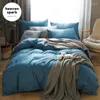 Beddengoed sets 20 kleuren massief bed beddengoed katoenset king size met duver dekplaat/sprei kussensloop 200x230 voor 150