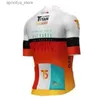 Jersey de ciclismo Conjunta Jersey de bicicleta Conjunto 2021 Team Kbora Ciclismo Clothing Summer curto Seve Cicling Suit Mens Top and Bott Bib Bib Kit L48