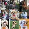 Köpek giyim toptan 60pcs evcil hayvan yavrusu kedi kurdele yay tiesbowtie ayarlanabilir polka dotlar bowknot yakalı aksesuarlar malzemeler