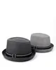 Homem de moda Fedora Hat chapéu de porco chapéu para cavalheiro pai jogador de porco jazz big size s m l xl2741114