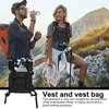 Outdoor -Taschen, die Pack für Workouts mit Multipurpose verstellbar atmungsable Beutelkarten tragbarer Telefonhalter laufen lassen