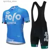 قم بتجديد جيرسي لركوب الدراجات في مجموعة Eolo Kometa Team Cycling Set Man Bike Jersey Short Seve Bicyc Clothing Kit Mtb Cycling Wear Triathlon Maillot L48