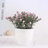 Decorative Flowers Arrangement Plastic Bouquet Floral Fake Gypsophila Artificial Babysbreath