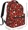 Rugzak luipaard print etnische textuur lichtgewicht laptop voor vrouwen mannen college bookbag casual daypack reistas