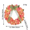 Fiori decorativi Colore autunnale Ghiro di ortensia - Porta perfetta del Ringraziamento sospeso