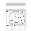 Förstärkare TDA7850 Audio Stereo Power Amplifier Modules Bra hållbarhet FourChannel Power Amplifier Elektroniska tillbehör