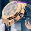 Designer AP Wrist Watch Royal Oak Offshore Series Mens Watches 42mm Diameter Precision Steel 18K Rose Gold Gentleman Leisure Luxury Watch 26470or.OO.A002CR.01