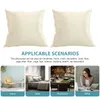 Kudde 2 PCS Imitation Silk Kudde Case Pillow Case Faux Throw täcker prydnadsskydd Satin silkeslen