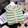 Malhas femininas French Cardigans French Listra Green Knit