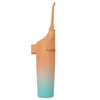 Oral Irrigators Straight portable tooth punch press cleaner manual dental floss washer H240415