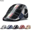 Berretti Blend Cotton Cappello British Style Sboy Caps Fashi