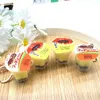 Keychains Lanyards Simulation Food and Jelly Keychain Miniature Pendant Soft Resin