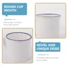 Wine Glasses 2 Pcs Cup Coffee Travel Mug Beverage Pot Camping For Solid Color Melamine With Handle Retro Drink