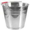 Mugs Portable Metal Horses Water Bucket Feeder Toilet Stainless Steel Buckets Multi-purpose Container Barrel Storage