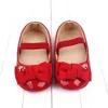 Baby Girl Shoes mignon Bowknot Toecovered Soft Pu Mary Jane Antislip Seme Sandale printemps d'été pour 0612M 240402