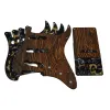 Câbles Kaish 3D PRASTIQUE IMPRIMÉ Pickguard St pour Strat Guitar SSS Pickguard, HEMP HOVER et Viss Diverses Couleurs