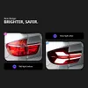 Auto-styling rem omgekeerde parkeergelopen lichtstreamer draai signaal achterlamp voor BMW X5 E70 LED-staartlicht 07-13 achterlichtmontage