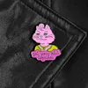 Carolyn Enamel Pin Cartoon TV Series Broches for Shirt Lapeel Backpack Banner Badge Pink Cat Lady Jewelry Presente para amigos