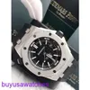 Orologio da polso AP Montre Royal Oak Offshore Serie Offshore Automatico Meccanico Belta in gomma in acciaio impermeabile Watch 15710st.OO.A002CA.01 Disc nero