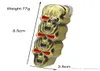 Nuevos encendedores creativos de gas de la forma del cráneo con cuchillo de cigarrillo de butano a prueba de viento multifuncional 67531176062461