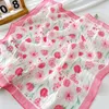 Scarves Headscarf Ribbon Neck Tie Sunscreen Weave Hair Decorate Female Printed Scarf Square Band Flower Silk