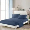 Ensemble de literie Ensemble Home Textile King Size Bed Lits Lits Couvrette Plat Feuille d'oreiller en gros