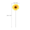 Decoratieve bloemen 5 pc's Zonnebloem Tuin Stakes Wandhangen Buitendecor Grond ornamenten Lawn Decorations Bloemvorm