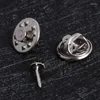 Brooches 100x/Set Tie Tack Clutch Pin For Butterfly Locking Backs Replacement DIY Jew