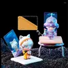 Decorative Plates Acrylic Action Figure Display Box 4 Pcs Clear Waterproof Stand Collectible Decor Storage Desk Cabinet Organizer