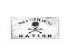 3x5 ft White No Shoes Nation Flag 3x5ft Printing Polyester Club Team Sport inomhus med 2 mässing GROMMETS7943910