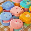 Bento Boîtes Cartoon Kittyed Bento Lunch Box Plastic Storae Box Fresh Keepin Snack Food Oranizer Household Kitchen Table Vide iRl Kid L49