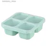 Bento Boxes Bento Box-Reusable 4-Compartment Meal Prep ContainersPerfect Food Storae Containers Compact and Stackable L49