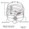 2019 Nowy stopa w stylu bohemiańskim węzłem Diamond Arrow Circle Zestaw Bransoletki Zestaw bransoletki