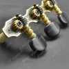 Cables Classical Guitar Locking Tuners String Tuning Pegs Machine Heads Tuners Keys 3L3R Black Button Pegs for Classical Guitar