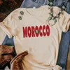 Frauen T -Shirts Maroc Marokko Tee Frauen lustige Sommer Streetwear Shirt Frauen Y2K Designer Kleidung