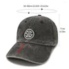 Top Caps Style Basit Mektup Sig Nakış Yıkanmış Eski Beyzbol Kapağı Unisex Ayarlanabilir Açık Hava Spor Güneş Koruma Şapkası