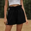 Shorts Women's Womens Womens Waist Summer Cotton Casual Women Elastic and Solid Pack