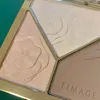 Мастер Timage Master Caitang High Gloss Contour Palette Три цвета матовый бронзер.