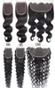 4x4 Ferme de lacet des cheveux humains ou 16x4 Lace Frontal Raight Body Wave Deep Pneachy Curly Water Wave Yaki Ringor Hair7072110