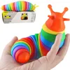 Hot selling decompression toys, puzzle biomimetic venting toys for children, snail snot, caterpillar, crayfish