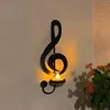 Bandlers Noths Music Notes Wall Honder pour la décoration de salle à manger de chambre à coucher de mariage