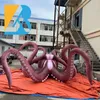 Skräddarsydd stranddekorativ 5 meter stor uppblåsbar bläckfisk för affärsfrämjande