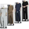 Men's Tracksuits Men Sports Suit Breathable Activewear Set Summer Casual Outfit O-neck Short Sleeve T-shirt Wide Leg Pants For Everyday